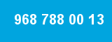 968 788 00 13 968 788 00 13
